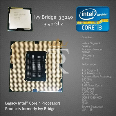 CPU: i3- 3240